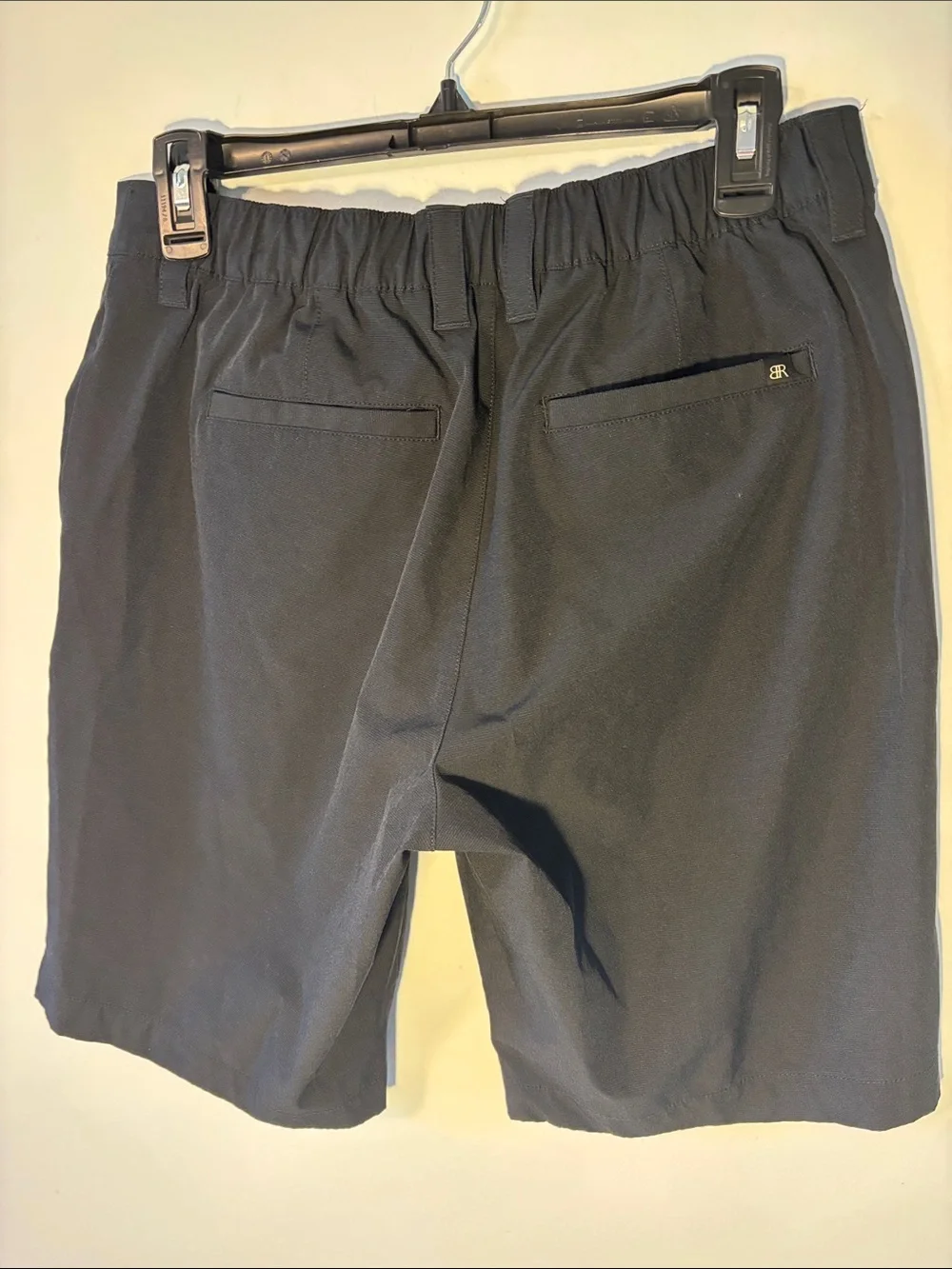 Banana Republic Men's Black Flat Front Shorts